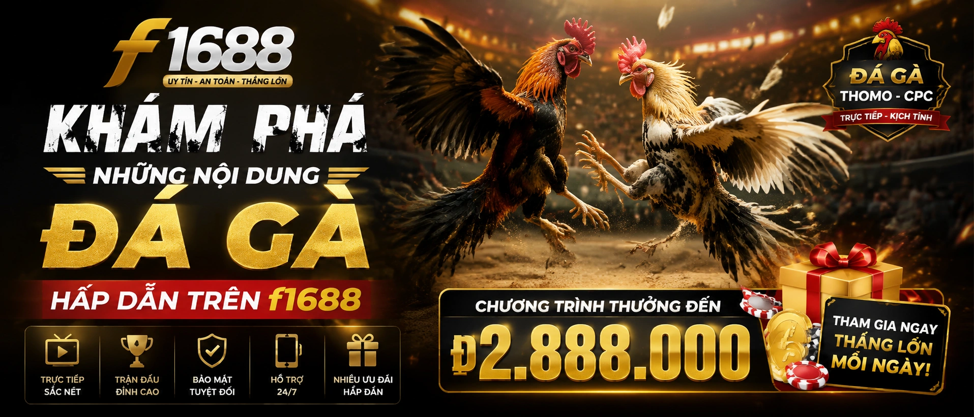 Khu Đá Gà Campuchia trên F1688